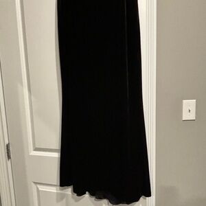 Alex Evenings Long Velvet Skirt